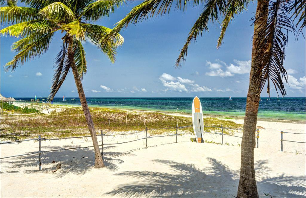 Beach Front House At Puerto Morelos Villa Eksteriør billede