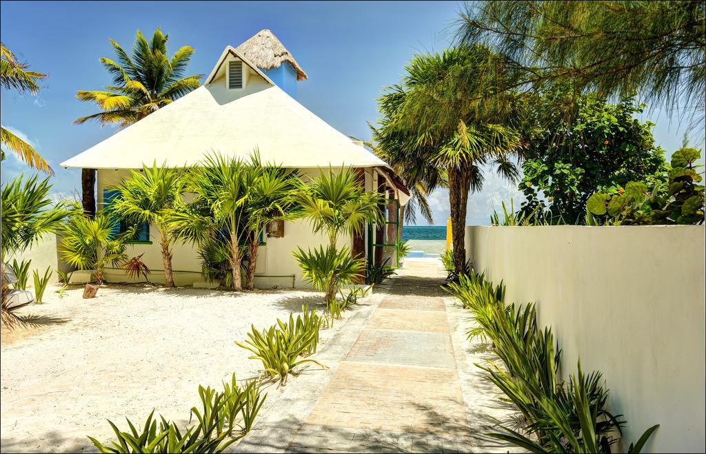 Beach Front House At Puerto Morelos Villa Eksteriør billede