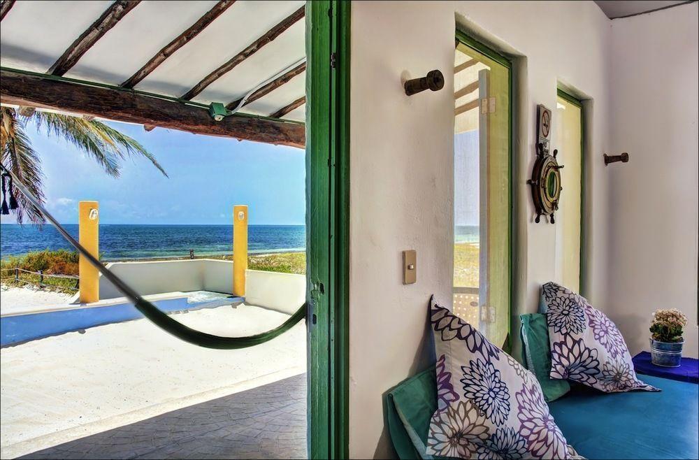 Beach Front House At Puerto Morelos Villa Eksteriør billede