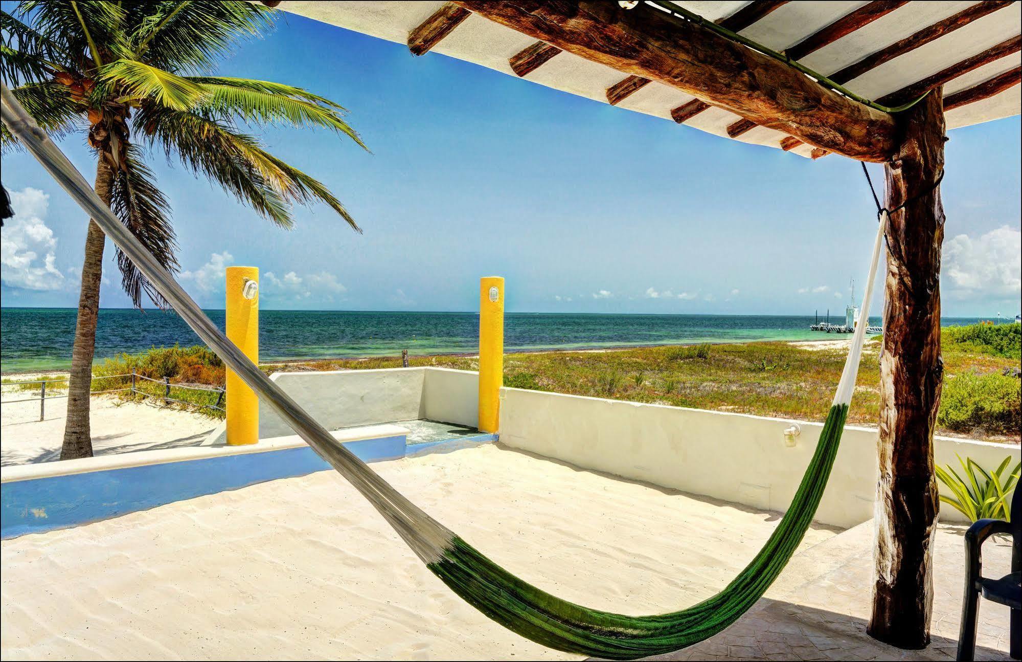 Beach Front House At Puerto Morelos Villa Eksteriør billede